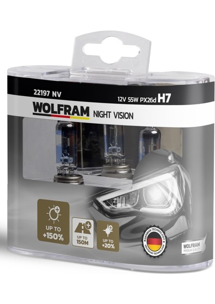 H7 Night Vision 12V 55W PX26D