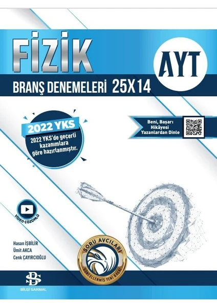 Bilgi Sarmal Yayınları AYT Fizik 25 x 14 Branş Denemeleri