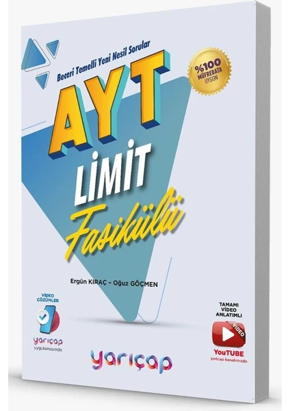 Yarıçap Yayınları AYT Limit Fasikülleri