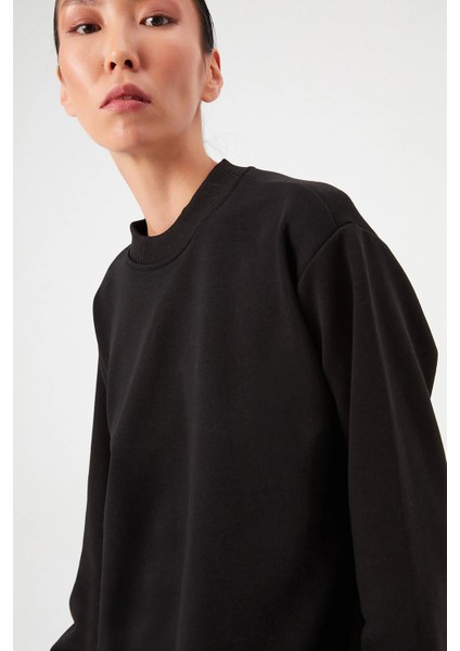AÇELYAOKCU Boyfriend Bisiklet Yaka Sweatshirt