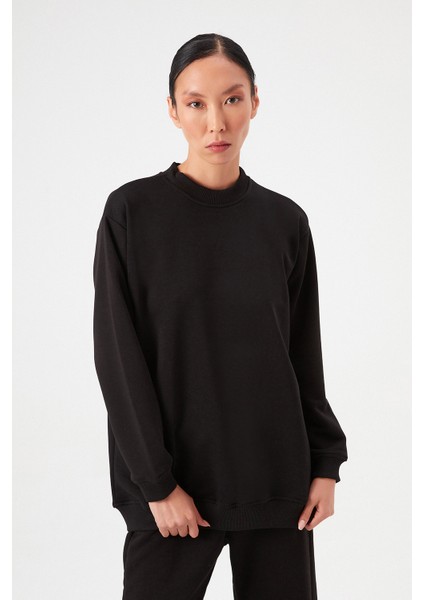 AÇELYAOKCU Boyfriend Bisiklet Yaka Sweatshirt