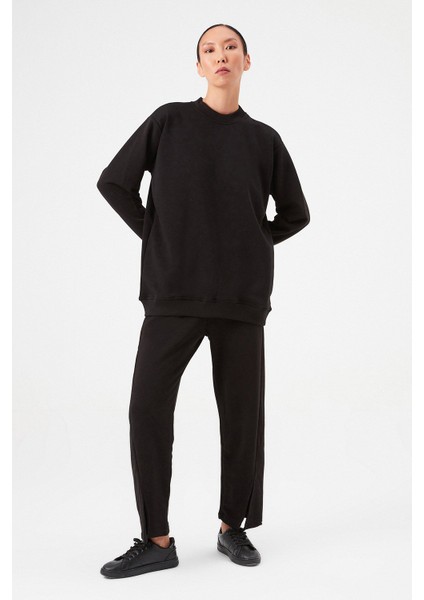 AÇELYAOKCU Boyfriend Bisiklet Yaka Sweatshirt