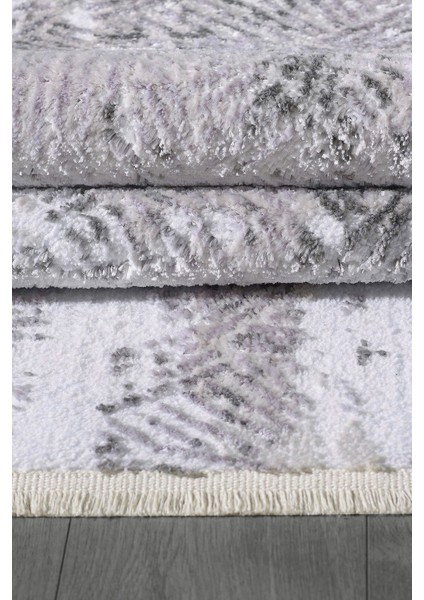 Konfor Jasmine 1416 Gri Modern Dokuma Halı 80 x 150 cm