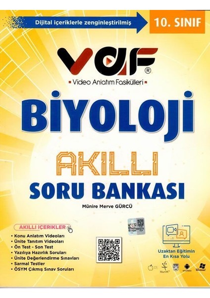 10. Sınıf Biyoloji Akıllı Soru Bankası
