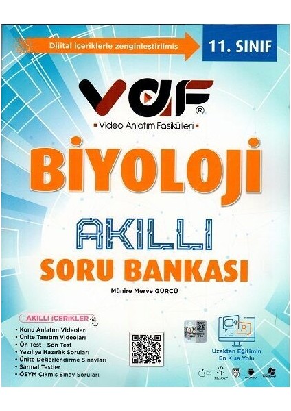 11. Sınıf Biyoloji Akıllı Soru Bankası