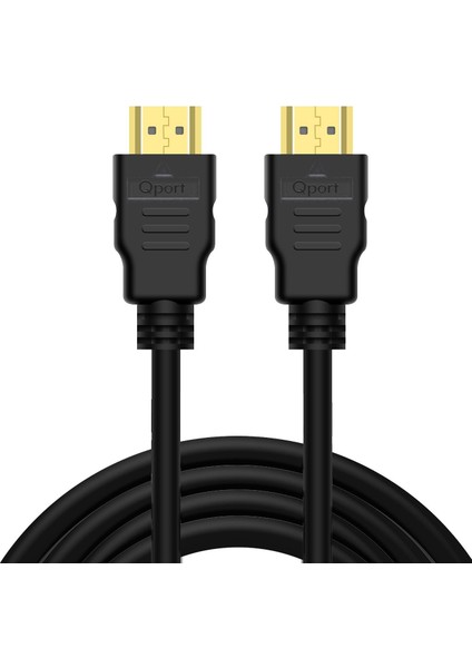 Q-HDMI52 Altın Uçlu 5 Metre 4K Hdmı2.0 Kablo