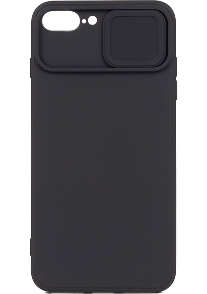 Apple iPhone 7/8 Plus Uyumlu Kılıf Içi Kadife Sürgülü Slide Kamera Korumalı Lansman Kapak