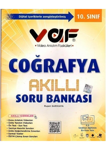 10. Sınıf Coğrafya Akıllı Soru Bankası