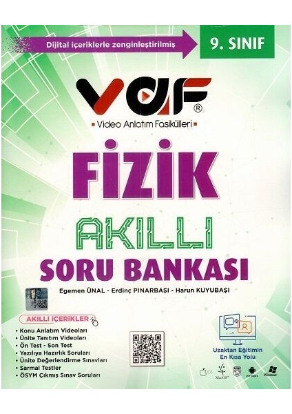 9. Sınıf Fizik Akıllı Soru Bankası