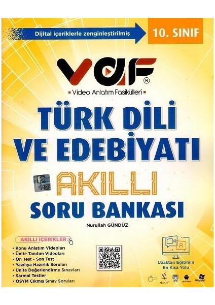 10. Sınıf Türk Dili ve Edebiyatı Akıllı Soru Bankası