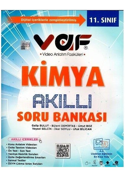 11. Sınıf Kimya Akıllı Soru Bankası