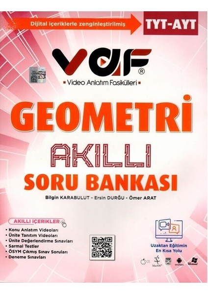 Tyt Ayt Geometri Akıllı Soru Bankası