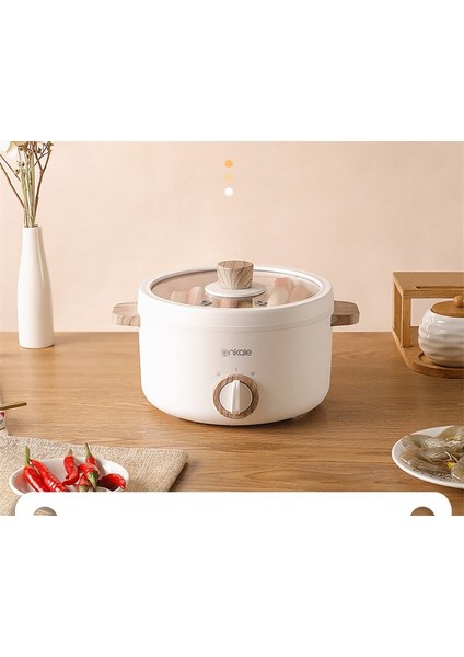 220 V 1000 W 2 Katmanlar Çok Tencere Elektrikli Sıcak Pot 1.5L Ev Haşer Makinesi Tava İle Vapur 20 Cm Çapı | Multicokers (Yurt Dışından)