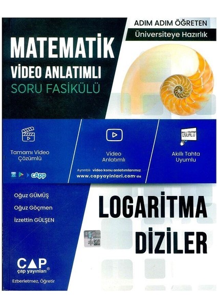 Çap Yayınları Matematik Logaritma Diziler Konu Anlatımlı Soru Bankası