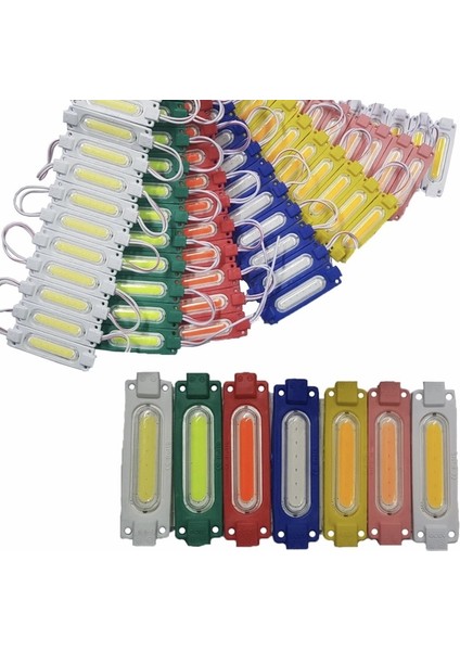 Cob Led Modül Lensli 2 Watt 12 Volt Gün Işığı (10 Adet)