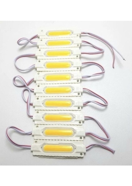 Cob Led Modül Lensli 2 Watt 12 Volt Gün Işığı (10 Adet)