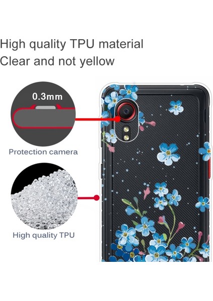 Samsung Galaxy Xcover 5 Için Su Geçirmez Çiçek Desen Baskılı Yumuşak Tpu Telefon Kılıfı (Yurt Dışından) modelleri