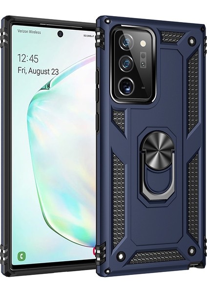 Galaxy Note 20 / Note 20 5g Için Hibrit Pc + Tpu Tutma Halkalı Telefon Kılıfı (Yurt Dışından)