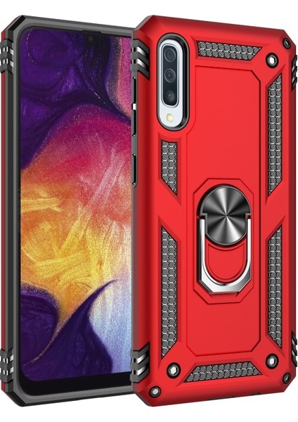 Galaxy A50 / A50S / A30S Için Hibrit Pc + Tpu Tutma Halkalı Telefon Kılıfı (Yurt Dışından)