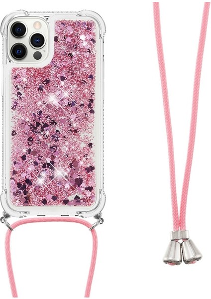 Apple Iphone 12 Pro Max 6.7 Inç Uyumlu Ayarlanabilir Ipli Tpu Telefon Kılıfı - Kırmızı (Yurt Dışından) fiyatları