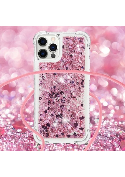 Apple Iphone 12 Pro Max 6.7 Inç Uyumlu Ayarlanabilir Ipli Tpu Telefon Kılıfı - Kırmızı (Yurt Dışından) fırsatları