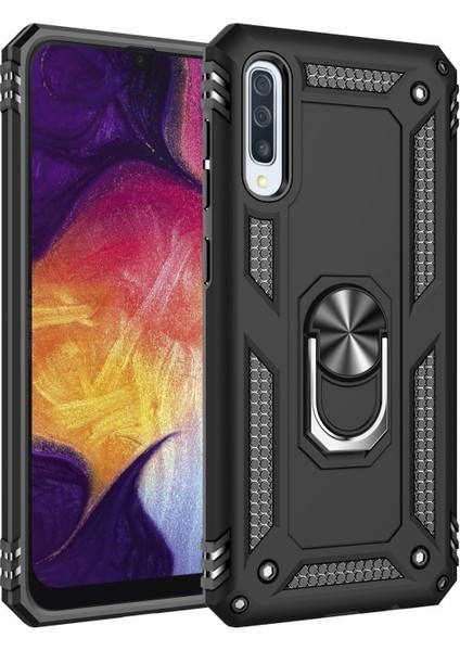 Galaxy A50 / A50S / A30S Için Hibrit Pc + Tpu Tutma Halkalı Telefon Kılıfı (Yurt Dışından)