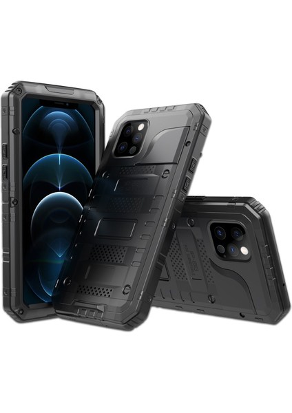 Apple Iphone 12 Pro Max 6.7 Inç Uyumlu Darbeye Dayanıklı Silikon Telefon Kılıf- Siyah (Yurt Dışından) fiyatları