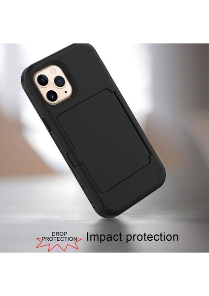 Apple Iphone 12 Pro Max 6.7 Inç Uyumlu Darbeye Dayanıklı Pc + Tpu Aynalı Telefon Kılıfı - Siyah (Yurt Dışından) indirimleri