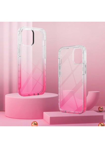 Apple Iphone 13 6.1 Inç Uyumlu Degrade Pc + Tpu Hibrit Telefon Kılıfı - Kırmızı (Yurt Dışından) fiyatları