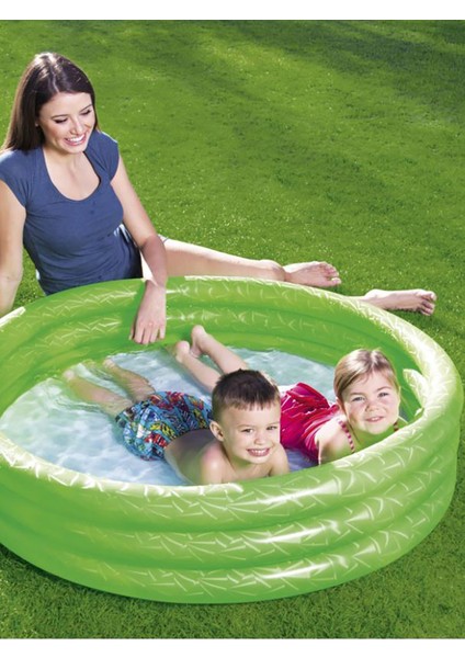 3 Boğumlu Şişme Havuz 51025 / 122X25 cm Yeşil modelleri