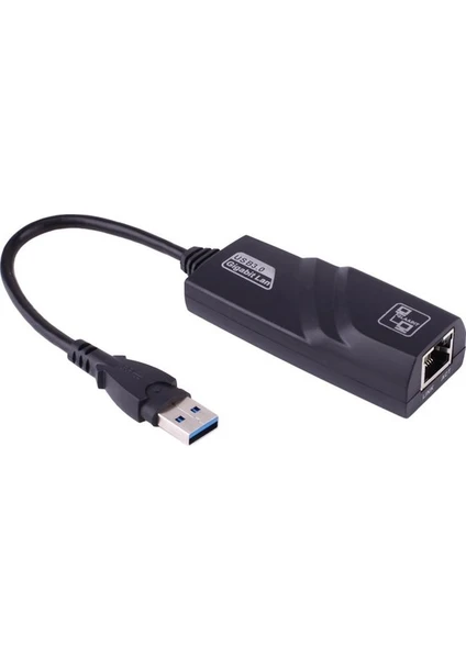 USB 3.0 To Ethernet Çevirici Dönüştürücü Adaptör Gigabit Destekli