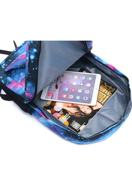 Anime Tek Parça Tuval Sırt Çantası Genç Packsack Schoolbag Rahat Unisex Yüksek Kaliteli Öğrenci Seyahat Laptop Çantası (Yurt Dışından)