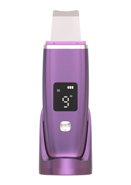 Cilt Scrubber Cilt Spatula Blackhead Remover Gözenek Temizleyici Çok Amaçlı Derin Temizleme Için Yüz Komedon Extractor | Cilt Scrubber (Mor) (Yurt Dışından)