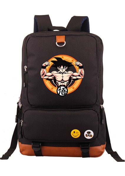 Anime Dragon Ball Sırt Çantası Spor Seyahat Öğrenci Bilgisayar Çantası (Yurt Dışından)