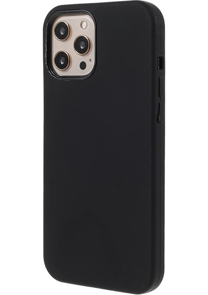 Apple Iphone 12 Pro Max 6.7 Inç Uyumlu Yumuşak Silikon Telefon Kılıfı - Siyah modelleri