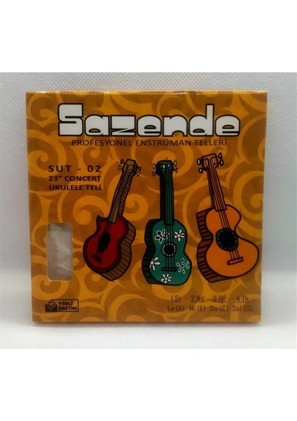 Sazende Sut-02 23" Concert Ukulele Teli