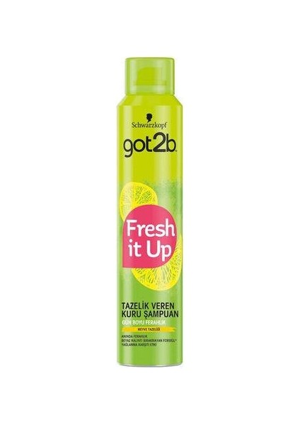 GOT2B Fresh & Fabulous Tazelik Veren Kuru Şampuan