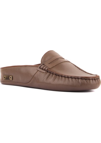 Sail Lakers - Sütlü Kahve Deri Kadın Ev Terliği fiyatları