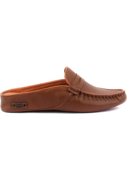 Sail Lakers - Taba Deri Kadın Ev Terliği