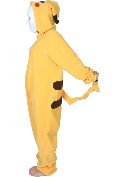 Yetişkin Pikachu Hayvan Kostümü
