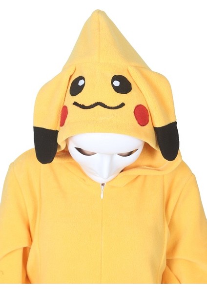 Yetişkin Pikachu Hayvan Kostümü