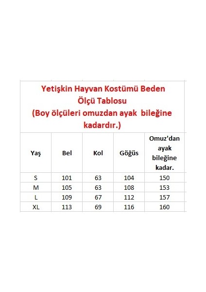 Yetişkin Pikachu Hayvan Kostümü