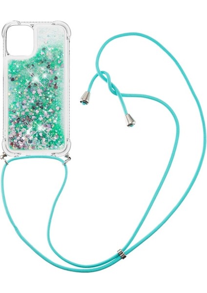 iPhone 13 6.1 Inç Uyumlu Simli Desenli Darbeye Karşı Korumalı Tpu Telefon Kılıfı - Yeşil (Yurt Dışından) modelleri