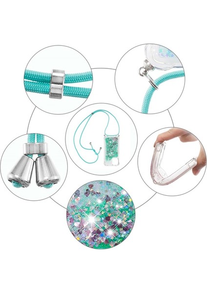 iPhone 13 6.1 Inç Uyumlu Simli Desenli Darbeye Karşı Korumalı Tpu Telefon Kılıfı - Yeşil (Yurt Dışından) indirimleri