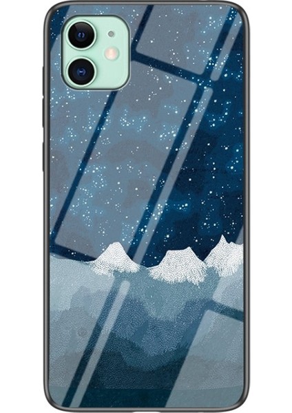 iPhone 11 6.1 Inç Uyumlu Gökyüzü Desenli Temperli Cam + Pc + Tpu Telefon Kılıfı - Çok Renkli (Yurt Dışından) fiyatları