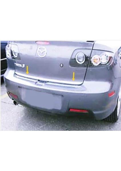 Mazda 3 Krom Bagaj Alt Çıtası 2008-2014 Paslanmaz Çelik (Sedan) fırsatları