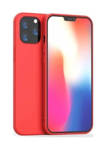 Polham Apple iPhone 12, 12 Pro Lansman Kılıfı, Içi Kadife Dışı Silikon Apple Lansman Kılıfı