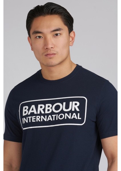 B.ıntl Ess Large Logo T-Shirt NY39 International Navy