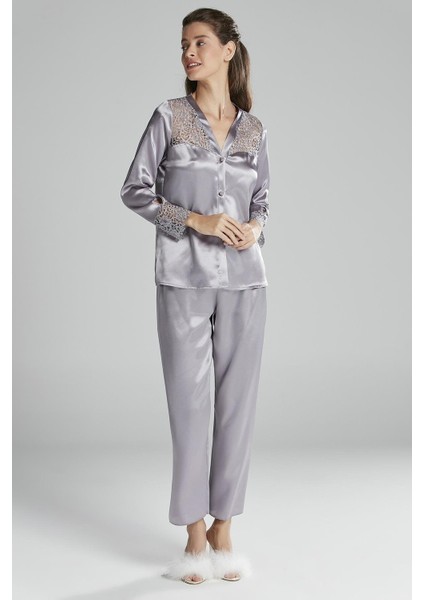 6625 Altılı Saten Gecelik - Sabahlık Takımı fiyatları