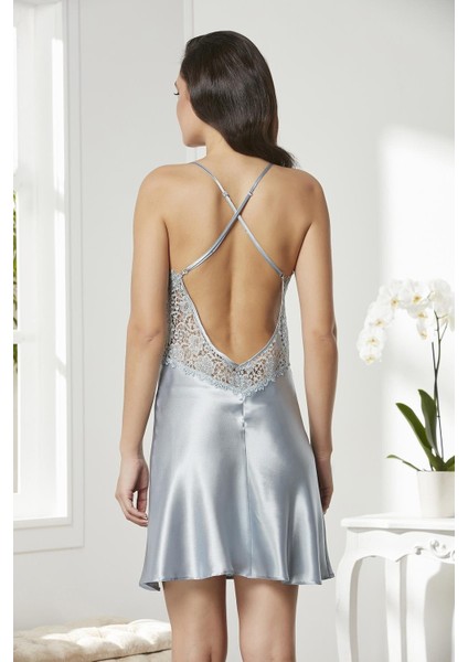 6625 Altılı Saten Gecelik - Sabahlık Takımı indirimleri